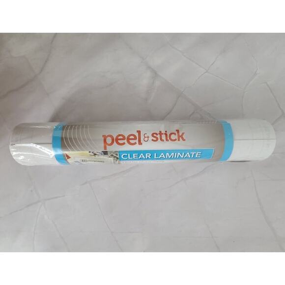 Duck Other - Laminate Duck Peel & Stick Clear 12 x 36 ft - 1 roll New Sealed